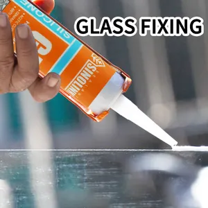 Silicone Adhesive And Sealant 280G Best Sell Acetic Adhesive Bathroom GP Silicone Sealant Glass For Waterproofing