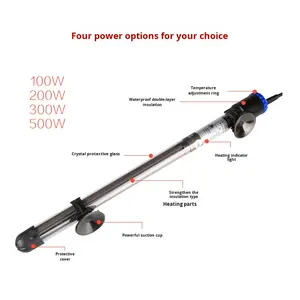 सूर्य 500w टाइटेनियम सबमर्सिबल हीटर, स्वचालित निरंतर टेम्प और विस्फोट-सबूत एक्वेरियम, मछली टैंक, कछुए के लिए - Product Image 4