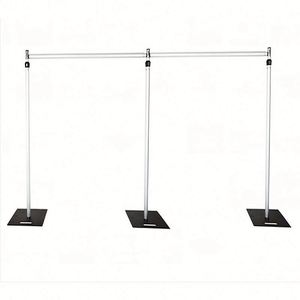 7-12 ft Pro Heavy Duty Height Width Adjustable Multi-Choice Questions Wedding Party Photo Backdrop Flower Wall <b>Stand</b> - Product Image 1