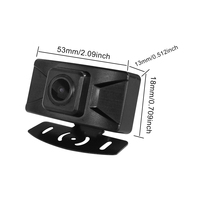Kit de caméra de recul sans fil Vision nocturne 4.3 pouces Système de surveillance de plaque d'immatriculation Système d'aide au stationnement pour voiture