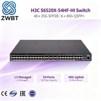Commutateur LAN 10G 54 ports H3C S6520X-54HF-HI POE QoS SNMP en stock