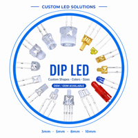 Diodes LED DIP haute luminosité 3mm 5mm 8mm 10mm, lumière rouge, blanc chaud, blanc froid, perles LED traversantes F3 F5 F8 F10, personnalisables OEM ODM