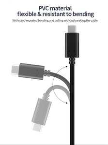 Cavo USB 3.1 Type-C a USB 3.0A Intrecciato in Nylon per Ricarica Rapida 3A 5G e Trasferimento Dati - Product Image 4