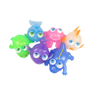 Jouets sensoriels anti-stress en TPR souple en gros, grenouilles et animaux à presser pour enfants - Product Image 3