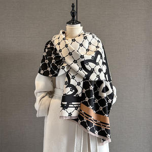 وشاح كشمير لشتاء 2025 على الطراز الأوروبي والأمريكي، شال طويل خارجي للغرف المكيفة، دافئ على الوجهين - Product Image 3