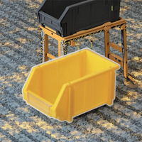 Caisse en plastique de boîte solide de HDPE personnalisable de couleur pour le stockage d'entrepôt