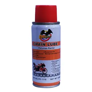 Spray lubrificante anti-ferrugem em 120ml, pulverizador de corrente sintética para cuidados com o carro