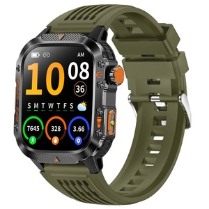 Orologio intelligente CRG36 quadrato Gps frequenza cardiaca ossigeno nel sangue monitoraggio sport 3ATM <span class=keywords><strong>Smartwatch</strong></span> <span class=keywords><strong>con</strong></span> torcia - Product Image 4