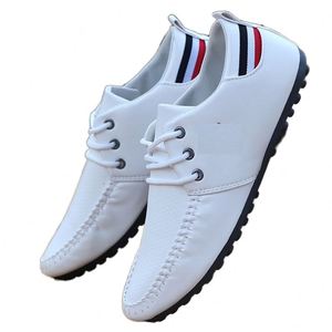 Zapatos de Cuero PU de Alta Calidad para Hombre, Ligeros, Impermeables, Casuales, Formales, de Vestir, para Primavera, Verano y Otoño - Product Image 1