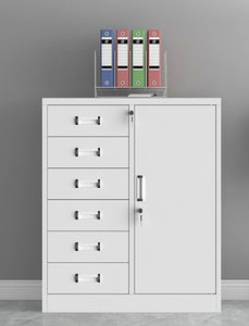 Gabinete de almacenamiento de acero personalizado de alta calidad, grueso de Metal archivador, casillero de gabinete bajo - Product Image 5