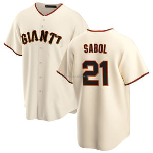 2025 camisetas de béisbol de San Francisco para hombre, ropa de talla grande personalizada, uniformes bordados cosidos transpirables con logotipos - Product Image 5