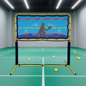 Pickleball <span class=keywords><strong>Net</strong></span> cho dinks bóng chuyền lượt truy cập đào tạo tự do điều chỉnh góc pickleball thực hành rebounder dưa bóng <span class=keywords><strong>Net</strong></span> - Product Image 1