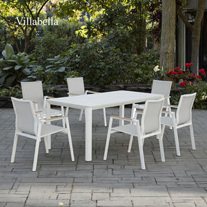 Mesa de Comedor de Aluminio para Exteriores, Muebles Comerciales para Exteriores, Mesa de Jardín para Hotel, Muebles de Patio para <span class=keywords><strong>Restaurante</strong></span> - Product Image 3