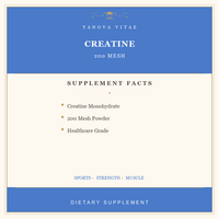 Créatine Monohydrate OEM 500g 200 Mesh – Poudre de Créatine Pure pour Adultes, Suppléments de Musculation, Sans Gluten, Soutien Immunitaire