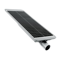 Lampe solaire LED extérieure 30W-120W IP65 avec télécommande pour aménagement paysager, rues, jardins, zones de stationnement, construction en aluminium