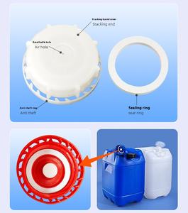 Tapón de ventilación de plástico de Material PE D15 de 55mm, tapón de botella roscado para tarros y botellas, uso químico, rejillas de ventilación, tapas de tambor - Product Image 5