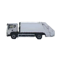 Camion compacteur à ordures diesel manuel Dongfeng 4x2 pour la gestion des déchets, avec composants essentiels : moteur, boîte de vitesses