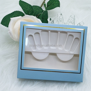 Kunden spezifisches Fenster paket Leere benutzer definierte Presse auf Nägel Verpackungs <span class=keywords><strong>box</strong></span> - Product Image 2