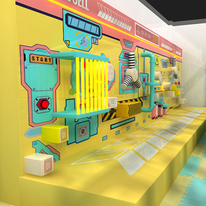 Parc <span class=keywords><strong>de</strong></span> jeux intérieur interactif pour enfants avec toboggan, parcours d'aventure en corde, zones <span class=keywords><strong>de</strong></span> jeux souples et d'aventure - Product Image 2