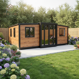 Maison mobile préfabriquée de haute qualité 40/30/20 pieds, 3 ou <span class=keywords><strong>4</strong></span> chambres, maison conteneur de luxe préfabriquée pliable et extensible à vendre - Product Image 1