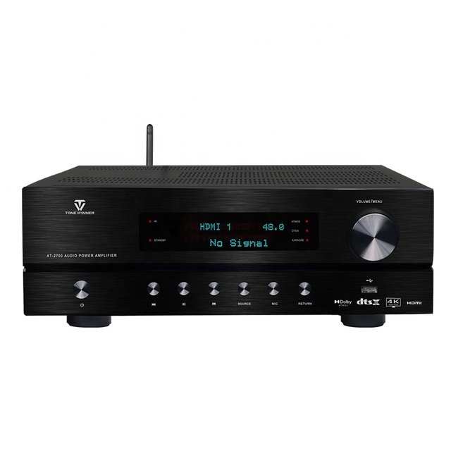 Tonewinner Home Theater Amplifier System 5.1.2 Channel Aluminum Alloy for Low Price High Quality Made in China
