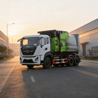 Petit camion à benne basculante léger avec benne amovible pour la collecte des déchets urbains
