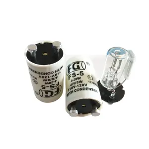 형광 램프 용 AC110-120V FS-2 글로우 스타터