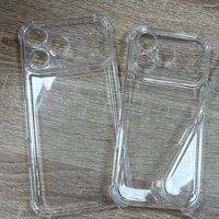 Coque de téléphone portable transparente anti-chute en TPU de haute qualité, design airbag à quatre coins, protection pour iPhone 11-18 Series