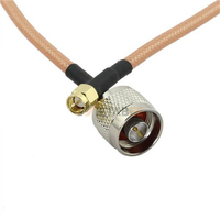 Câble coaxial RF RG142 SMA mâle vers N mâle, assemblage de 100 cm, 50 ohms, flexible, pour communication