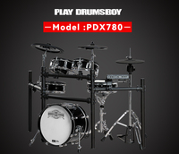 PDX780 Professional Electronic Drum Set Advanced Bestseller with Factory Direct Mesh and High Quality Kit