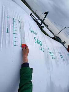 Sacs de silo de remplissage pour tracteurs de qualité alimentaire, résistants, pour aliments pour bétail, en HDPE/LDPE, sérigraphiés, largeur 9-12 pieds, longueur 200-500 pieds - Product Image 4