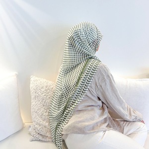 CCY Vente en gros de mousseline de soie imprimée Palestine Keffieh Châle Foulard islamique Femmes Shemagh Arabe Hijab - Product Image 5