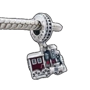 Pulsera de Plata 925 con Colgante de Tren, Diseño Noche Estrellada, Faro, Corazón, Ojo del Diablo, Zirconia, Lujo, Certificado por Terceros - Product Image 6