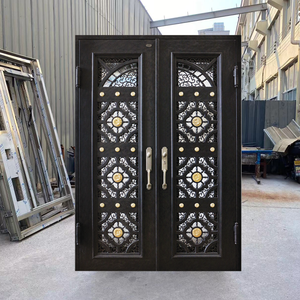 TECHTOP 절묘한 수제 철문 가정 또는 비즈니스를위한 내구성 우아한 보안 입구 프리미엄 품질의 스틸 게이트 - Product Image 6