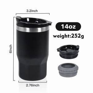 Fabricante de Botellas de Acero Inoxidable, Enfriador de Bebidas al Vacío Personalizado, Aislante en Forma de Rombo, Enfriador de Latas Universal de 14 oz con Abrebotellas - Product Image 3