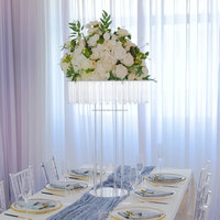 Usine Mariage Allée Guide Or Fer Pièce Décorative Fleur Stand Hôtel Décor Peinture Finition