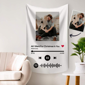 <span class=keywords><strong>Tapisserie</strong></span> personnalisée pour chambre à coucher Votre texte <span class=keywords><strong>Photo</strong></span> Couleurs Tenture <span class=keywords><strong>murale</strong></span> Image personnalisée Art Décor pour salon Cadeau Famille Maison - Product Image 4