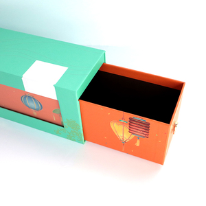 Custom CMYK Printed Logo 2 Piece Rigid Cardboard Packaging Sliding Drawer Paper Gift Box - Product Image 3