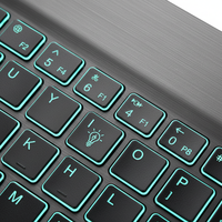 Keyboard Gunting Nirkabel BT Isi Ulang Baru dengan Lampu Latar RGB Desain Logam Ultra Tipis Mini Tablet iPad Laptop USB Type-C