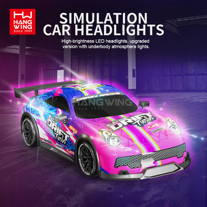 Coche de Control Remoto HW 2.4G de 5 Canales de Alta Velocidad, Coche Deportivo de Simulación Fluorescente, Modelo de Coche Eléctrico <span class=keywords><strong>RC</strong></span>, Juguete de Radiocontrol para Niños - Product Image 2