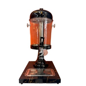 Hufa Stainless Steel <b>Drink</b> <b>Dispenser</b> 8L Black Gold Round Freestanding For Hotel Restaurant - Product Image 5