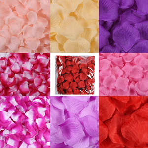 Pétales de <span class=keywords><strong>rose</strong></span> en tissu non tissé, haute qualité, multicolores, décoration de mariage et de la maison, magnifiques pétales de <span class=keywords><strong>rose</strong></span> artificiels - Product Image 2
