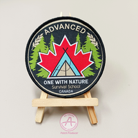 AoSheng Patch tissé Offre Spéciale nouvelle conception fer personnalisé sur badges tissés production de masse patchs pour vêtement
