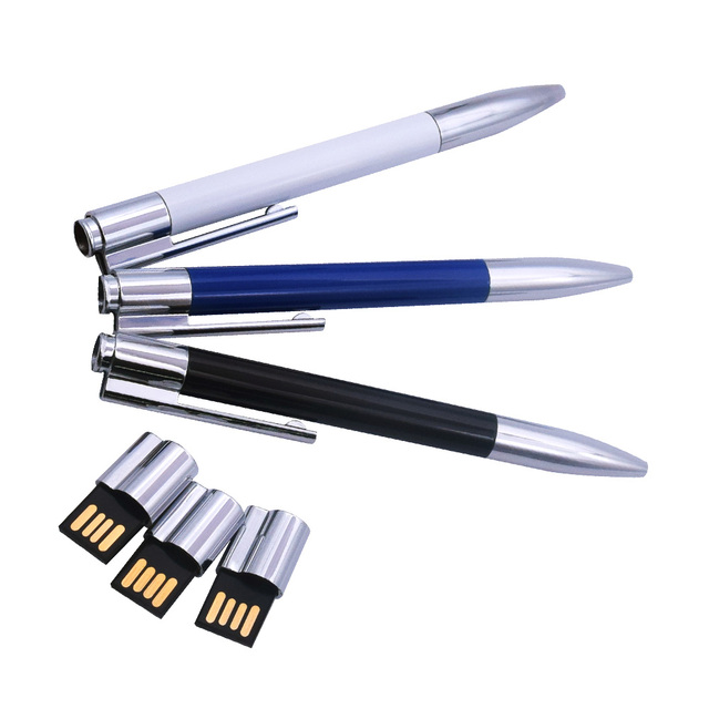 Wholesale Custom Logo Pen Drive USB Flash Memory Stick 2 in 1 Ballpoint Stylus Pen Pendrive for Android
