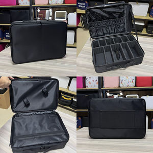 Hot Artist custodia per il trasporto di gioielli <span class=keywords><strong>da</strong></span> <span class=keywords><strong>viaggio</strong></span> <span class=keywords><strong>accessori</strong></span> digitali borsa per il trucco con partizione regolabile - Product Image 3