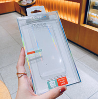 Boîte d'emballage universelle transparente en PVC pour coque de téléphone, épaisseur 1 mm, accessoires pour téléphones portables, électronique grand public