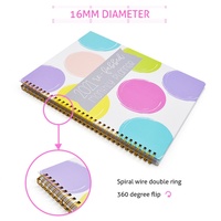 Agenda Diaria Semanal, Cuaderno Espiral de Tapa Dura, Fabricación de Cuadernos Personalizados, Planificador, Pegatinas Decorativas, Impresión Personalizada de Planificadores