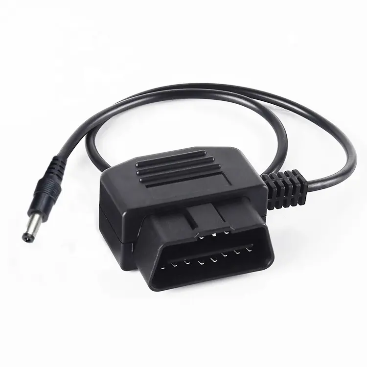12V Male Female Car OBD 2 to DC 5521 5.5*2.1MM Plug Power Cable