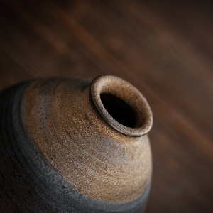 Stoneware Mini Flower <strong>Vase</strong> Japanese Style Handmade Stoneware Retro Zen Floret Ceramic Mini <strong>Small</strong> <strong>Vase</strong> - Product Image 4