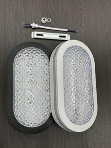 Lámpara de Techo LED Ovalada Moderna, Luz Blanca Cálida Suave 2700K, IP20, Montaje en Superficie, Cubierta de Plástico, CA 85-265V, Control por Interruptor, Lámpara de Baño - Product Image 2
